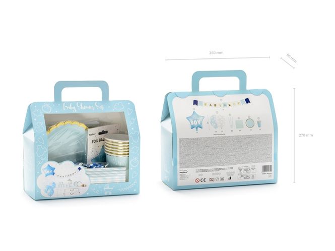 Hovedbilde Babyshower sett Gutt - 49 deler