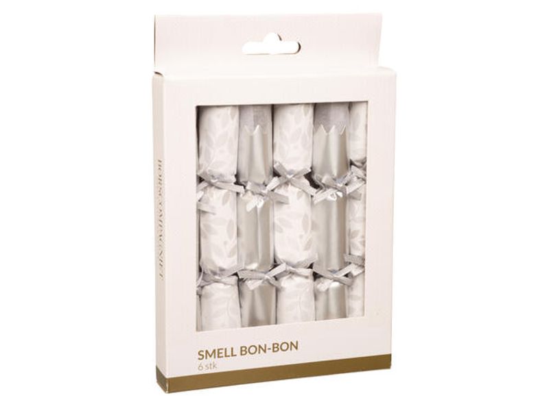 Smell Bon-Bon Hvit og Sølv (6 stk)
