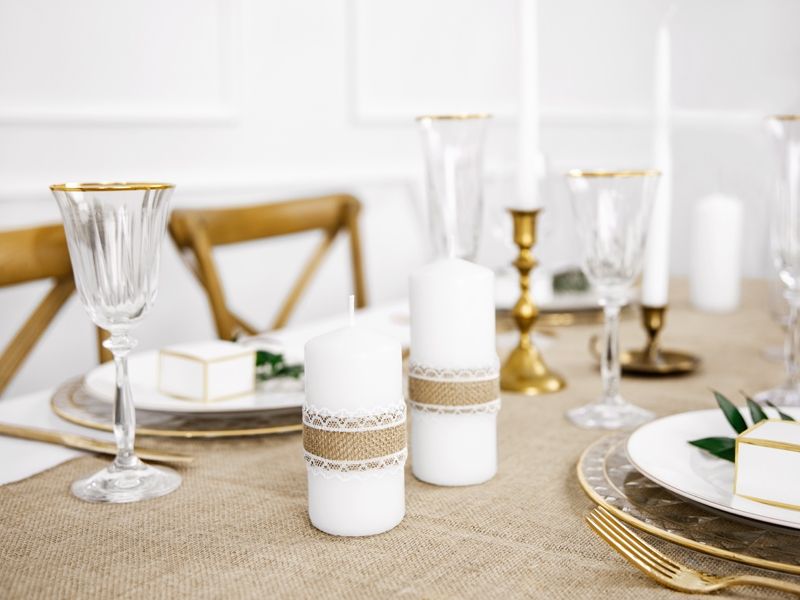 Jute Pyntebånd Blonder 4