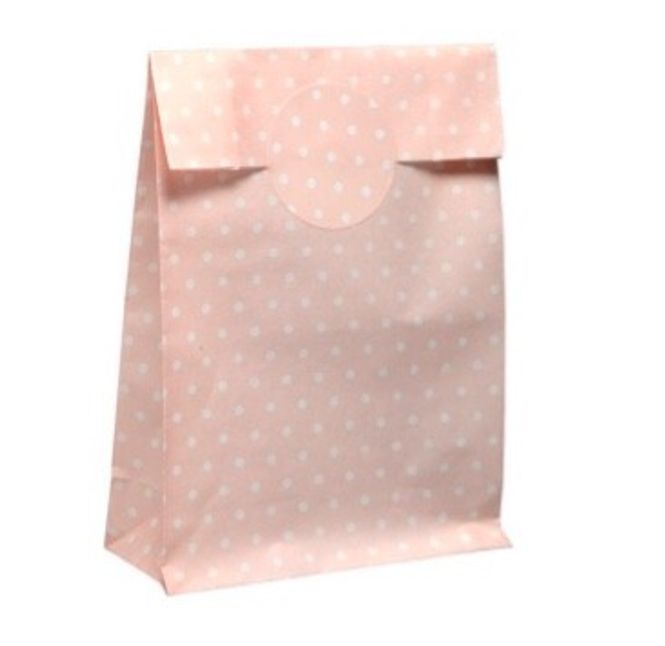 Hovedbilde Rosa Papirpose 10 stk
