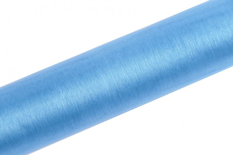 Organza Himmelblå 9m
