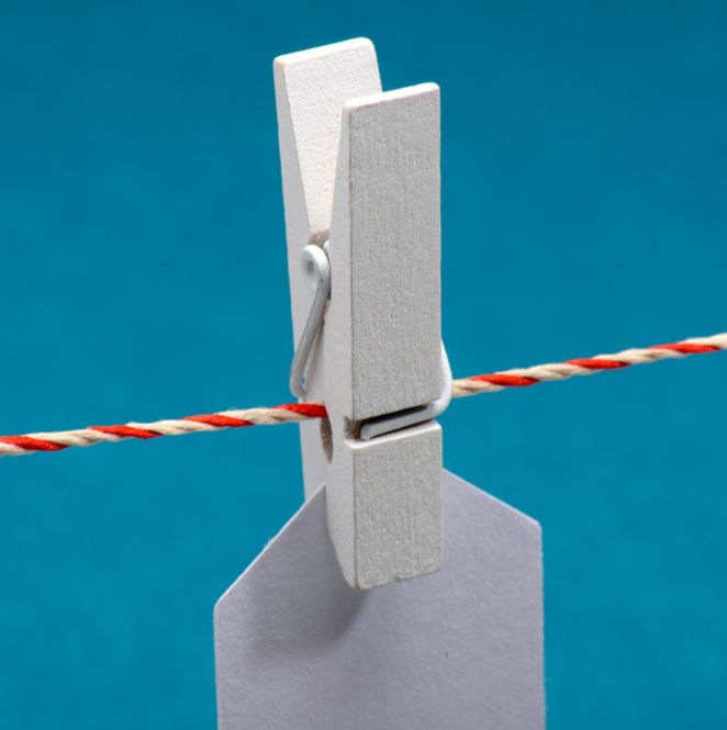 Hovedbilde Treklyper - Hvite 10stk