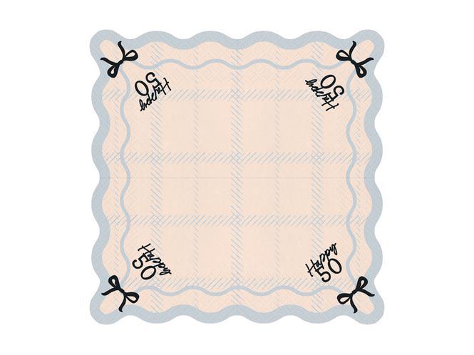 Hovedbilde Servietter Lunsj - «Happy 50»