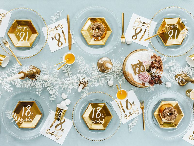 Servietter Lunsj - 18-årsdag