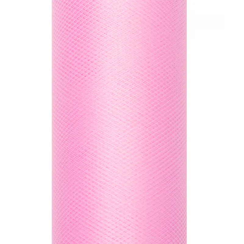 Tyll lys rosa 0,3 x 9m