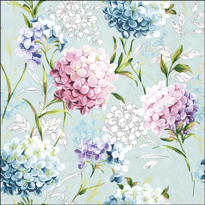 Hovedbilde Servietter Lunsj - Horana Blue