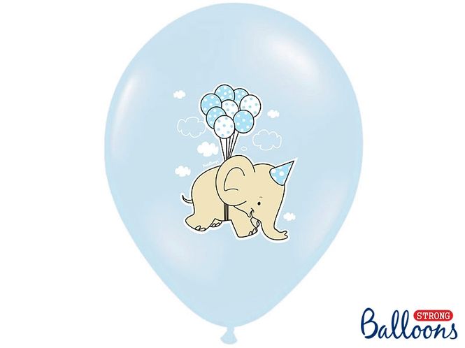 Hovedbilde Ballonger Elefant Blå