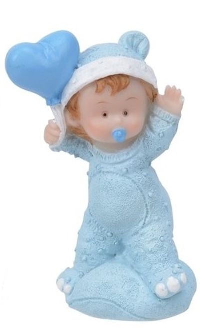 Hovedbilde Gutt På Pute Med Hjerte blå