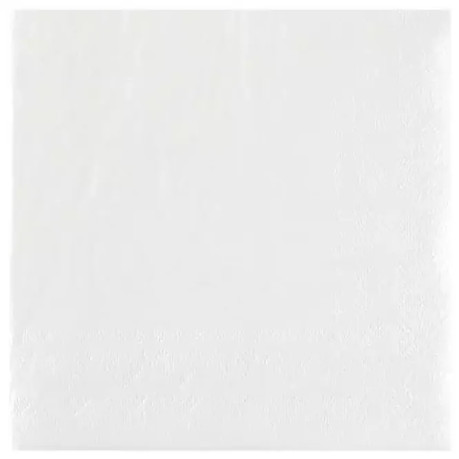 Hovedbilde Serviett - Ensfarget 2-lag Hvit