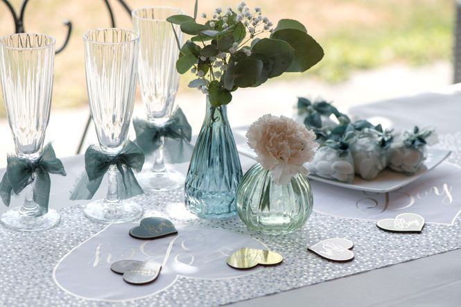 Hovedbilde Vase diamant blågrønn