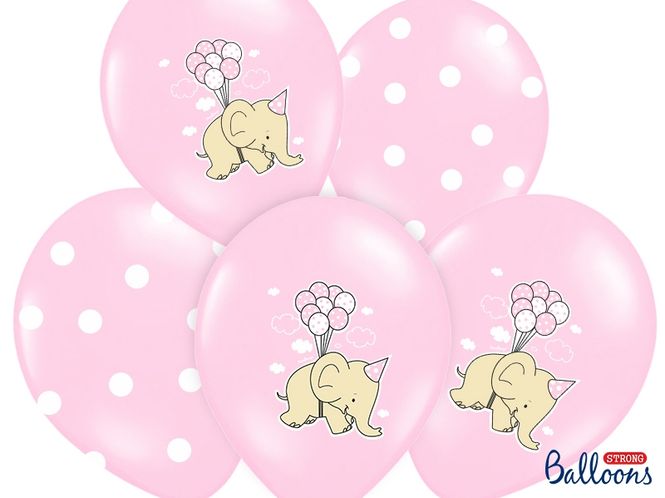Hovedbilde Ballonger Elefant Rosa