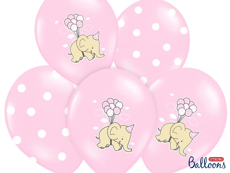Ballonger Elefant Rosa