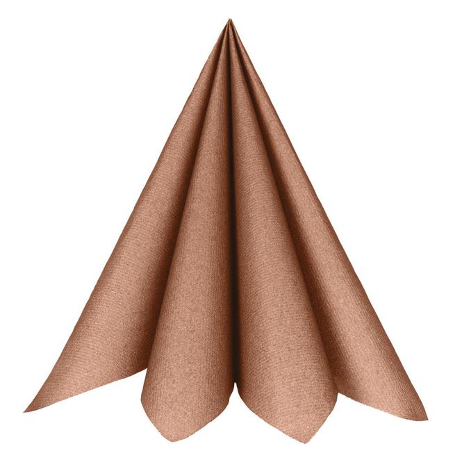 Hovedbilde Servietter Luksus Textile Touch - Bronse 20 stk