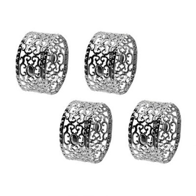 Hovedbilde Sølv Serviettringer 4 stk. - må bestille nye