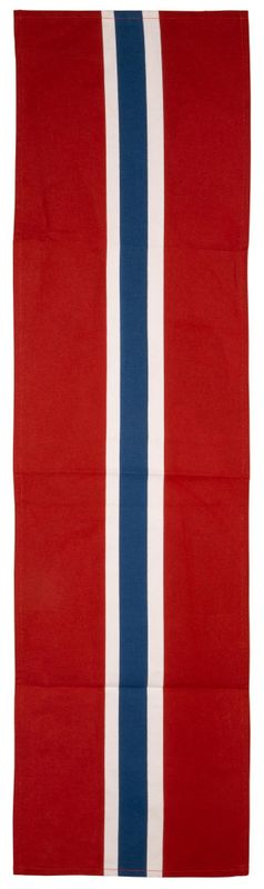 Bordløper 17. mai - Norge 30x110 cm – rød hvit blå bomull