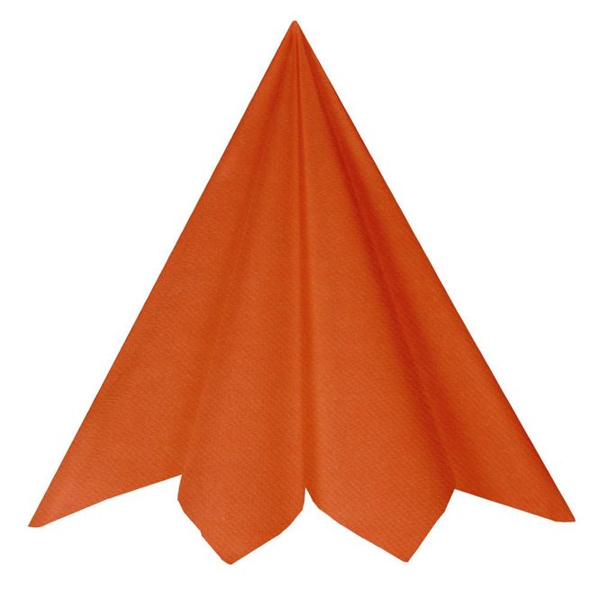 Hovedbilde Servietter Luksus Textile Touch - Oransje 20 stk