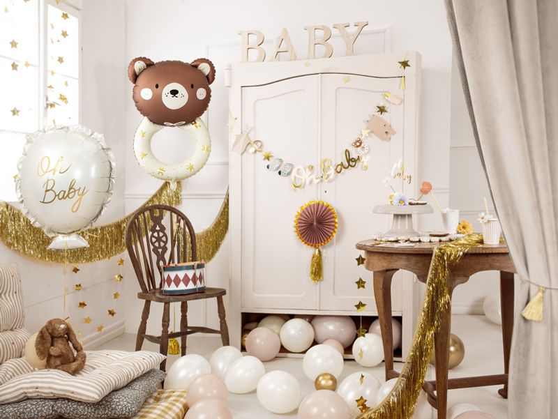 BABY borddekor i tre  16,521,5 cm