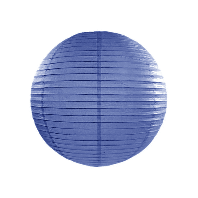 Hovedbilde Papirlanterne 25 cm, kongeblå