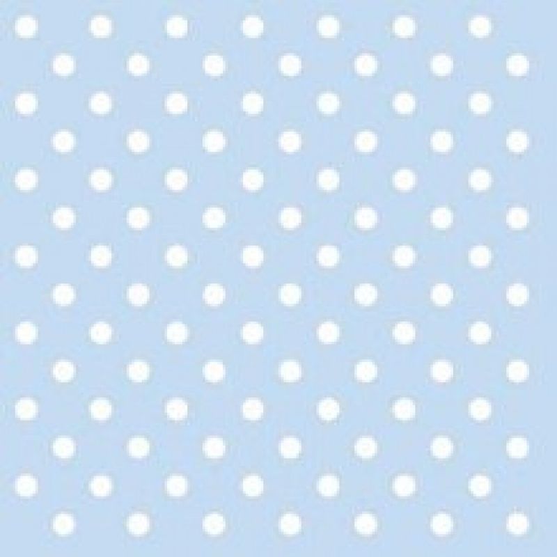 Pastel Dots Blå Kaffe