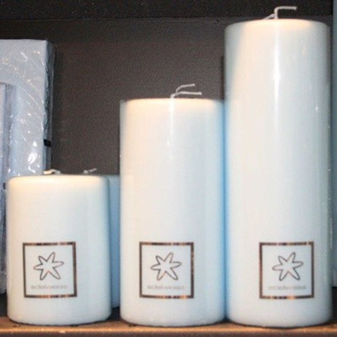 Hovedbilde Kubbelys 7x10/15/20cm Lyseblå